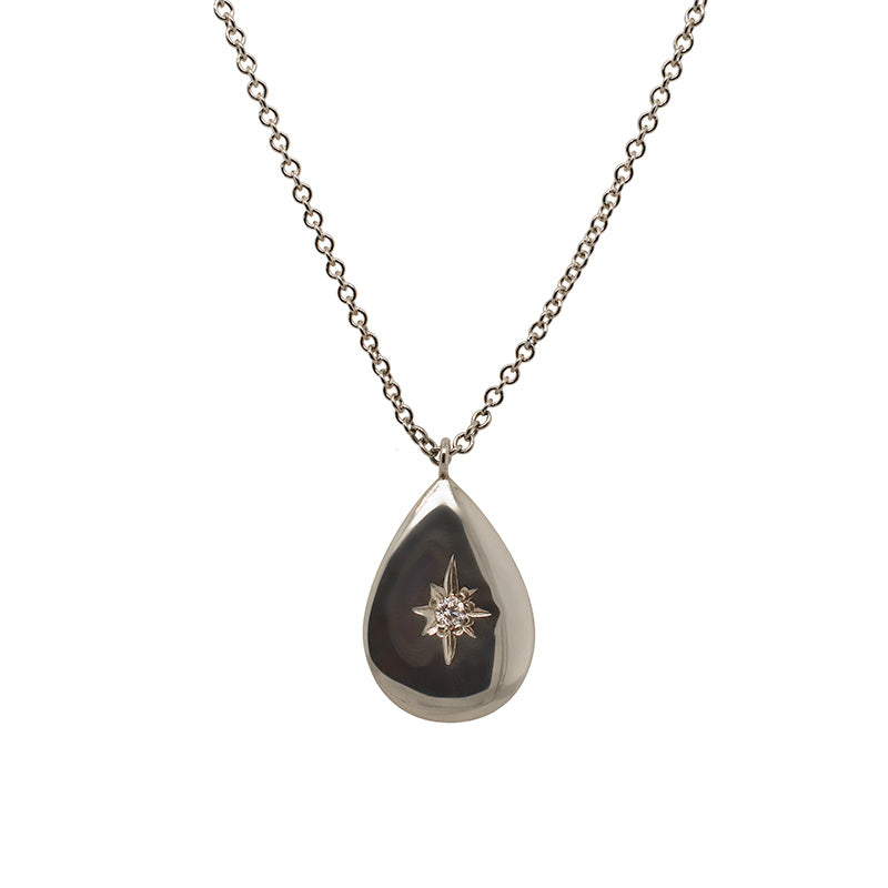 North Star Pendant Necklace, King + Curated