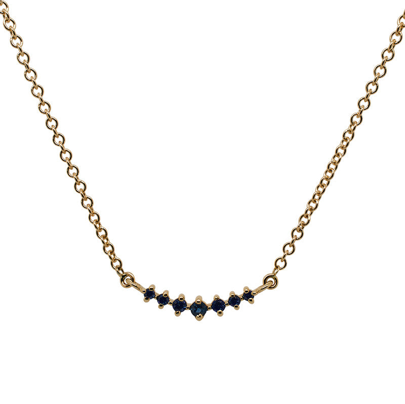 Tanishq blue online sapphire necklace