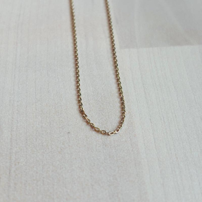 
                  
                    Load image into Gallery viewer, This 14 kt solid yellow gold chain is adjustable 16&amp;quot;to 18&amp;quot;. Perfect to pair with one of our charms or pendants.
                  
                