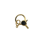 Casted in 18 kt gold, this charm connector is perfect to add multiple charms to any necklace or bracelet.