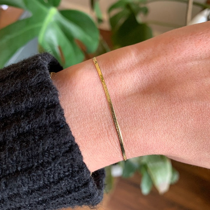 Baby Neve Herringbone Bracelet | Ready To Ship